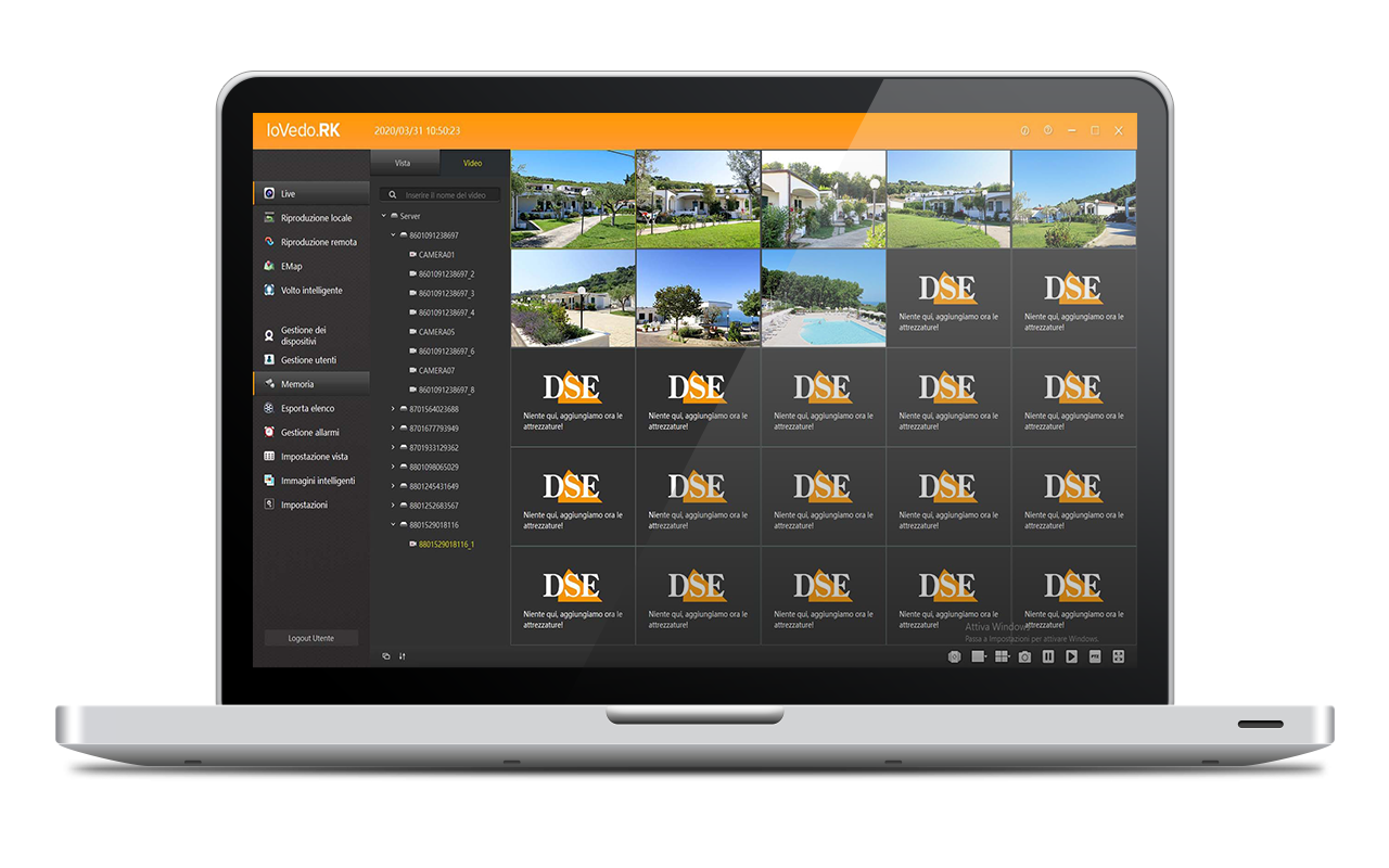 Controllo telecamere IP da software gratuito